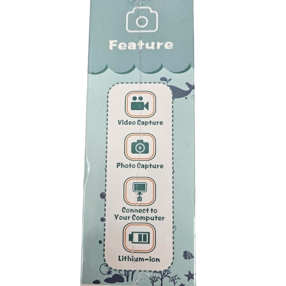 NWT KidsCam Kids Waterproof Camera‎ Sports HD Camcorder Blue Solar System - Picture 3 of 12